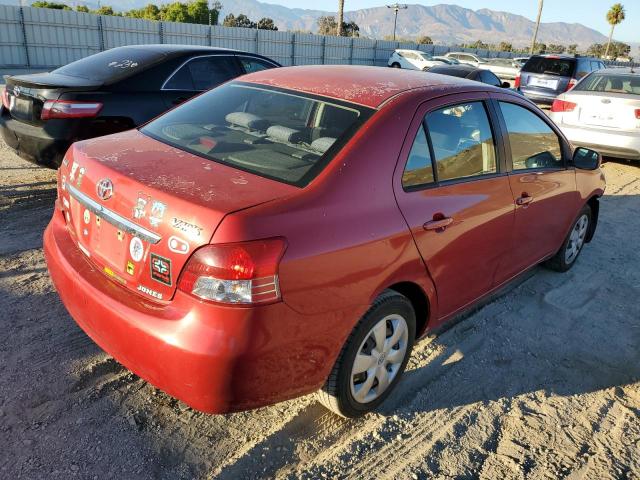 JTDBT923871057045 - 2007 TOYOTA YARIS MAROON photo 4