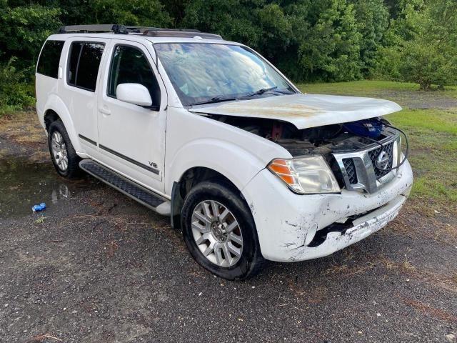 5N1BR18A98C620997 - 2008 NISSAN PATHFINDER WHITE photo 1