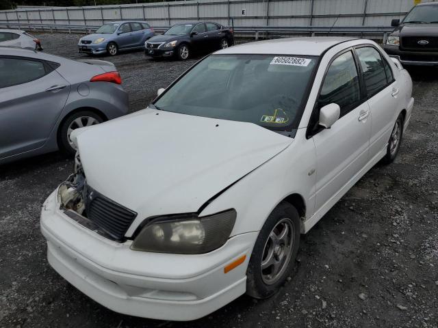 JA3AJ86E22U060326 - 2002 MITSUBISHI LANCER OZ WHITE photo 2