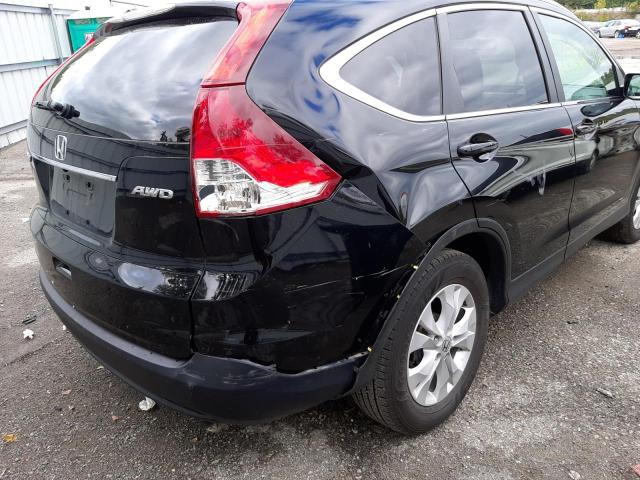 2HKRM4H76EH602139 - 2014 HONDA CR-V EXL BLACK photo 9