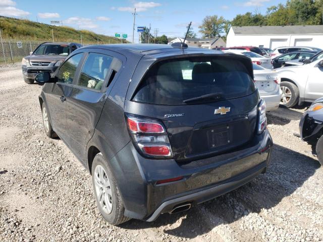 1G1JG6SB0L4129329 - 2020 CHEVROLET SONIC GRAY photo 3