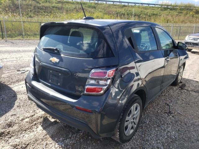 1G1JG6SB0L4129329 - 2020 CHEVROLET SONIC GRAY photo 4