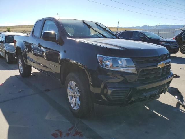 1GCHSCEA2M1280228 - 2021 CHEVROLET COLORADO L BLACK photo 1