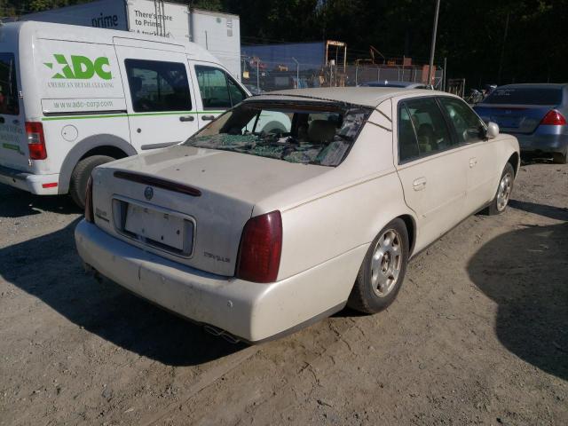 1G6KD54YXYU253134 - 2000 CADILLAC DEVILLE CREAM photo 4