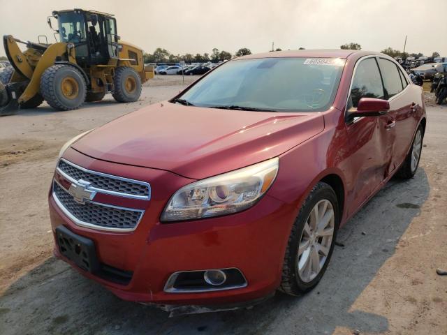 1G11H5SA0DF325128 - 2013 CHEVROLET MALIBU LTZ მუქწითელი ფოტო 2