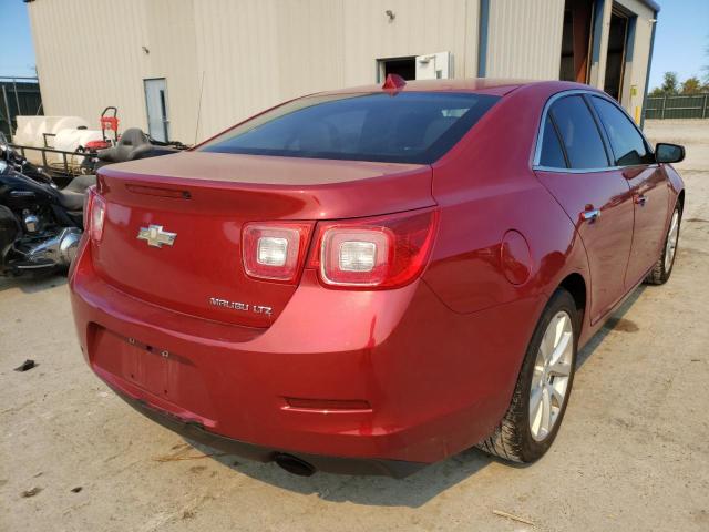 1G11H5SA0DF325128 - 2013 CHEVROLET MALIBU LTZ მუქწითელი ფოტო 4