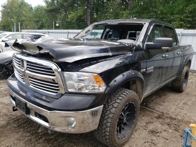 3C6RR7LT1JG266269 - 2018 RAM 1500 SLT BLACK photo 2