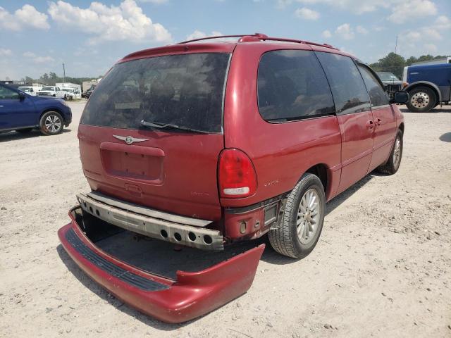 1C4GP64L4YB710424 - 2000 CHRYSLER TOWN & COU RED photo 4