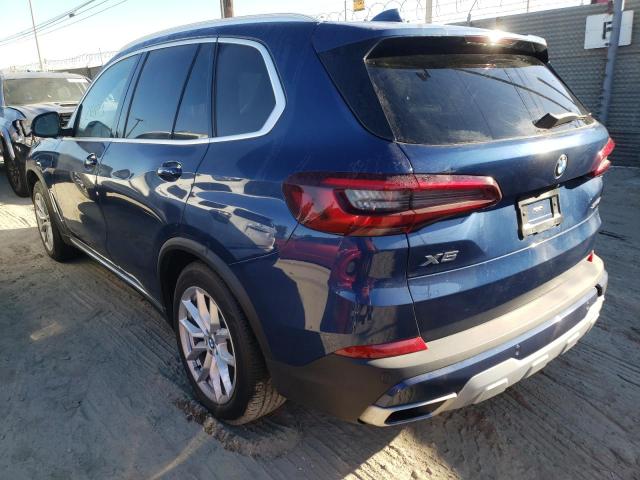 5UXCR4C04M9E86109 - 2021 BMW X5 SDRIVE BLUE photo 3
