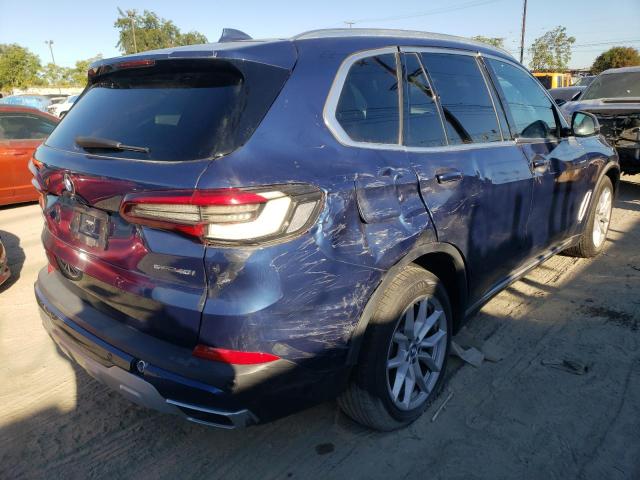 5UXCR4C04M9E86109 - 2021 BMW X5 SDRIVE BLUE photo 4