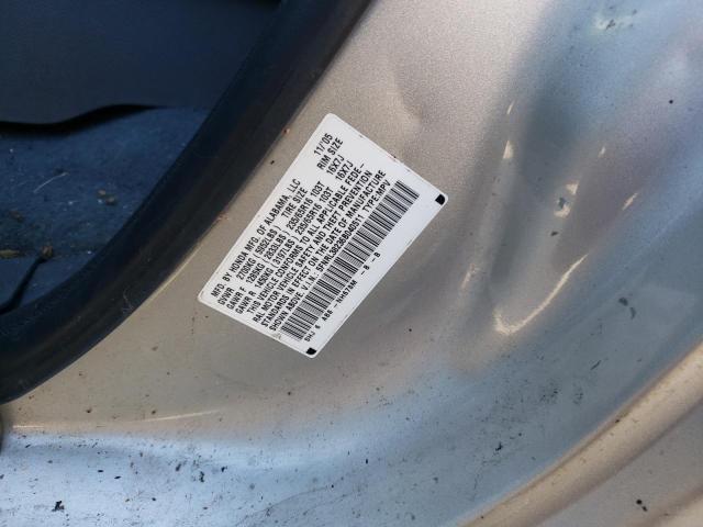 5FNRL38236B040511 - 2006 HONDA ODYSSEY LX SILVER photo 10