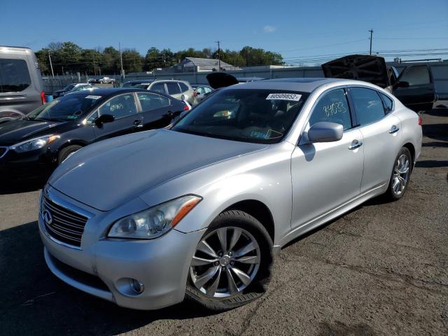 JN1BY1AR7BM376634 - 2011 INFINITI M37 X SILVER photo 2