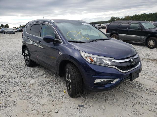 5J6RM4H9XGL002489 - 2016 HONDA CR-V TOURI BLUE photo 1