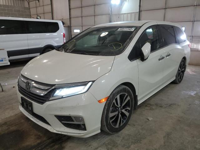 5FNRL6H93KB120867 - 2019 HONDA ODYSSEY EL WHITE photo 2