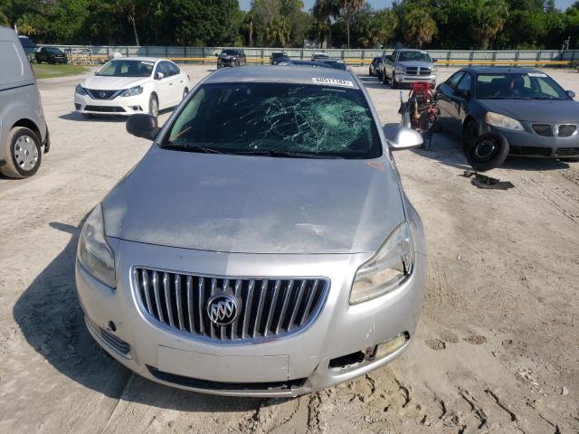 W04GN5EC0B1093755 - 2011 BUICK REGAL CXL SILVER photo 9