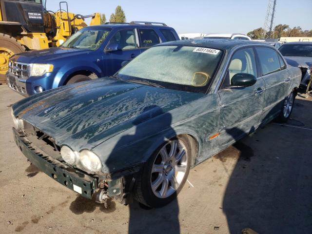 SAJWA79C35SG43715 - 2005 JAGUAR XJR S GREEN photo 2