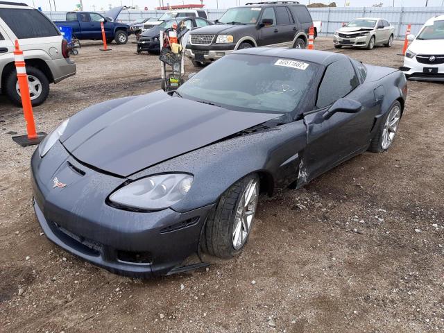 1G1YZ26E395101064 - 2009 CHEVROLET CORVETTE Z GRAY photo 1