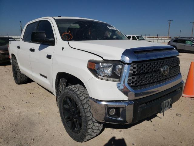 5TFEY5F17KX246341 - 2019 TOYOTA TUNDRA CRE WHITE photo 1