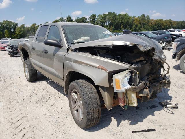 1D7HE48KX7S137310 - 2007 DODGE DAKOTA QUA TAN photo 1