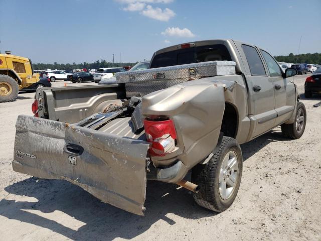 1D7HE48KX7S137310 - 2007 DODGE DAKOTA QUA TAN photo 4