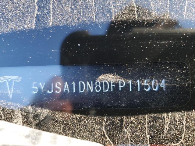 5YJSA1DN8DFP11504 - 2013 TESLA MODEL S Qara foto 10