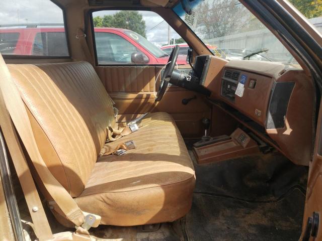 1GTCT14RXJ2521025 - 1988 GMC S TRUCK S1 BROWN photo 5