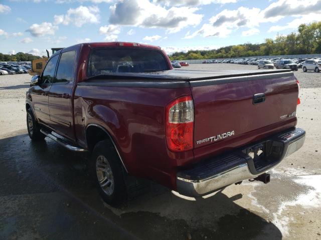 5TBET34126S509152 - 2006 TOYOTA TUNDRA DOU MAROON photo 3