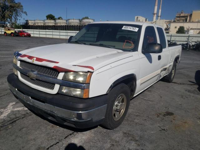 2GCEC19T541325270 - 2004 CHEVROLET silverado WHITE photo 2