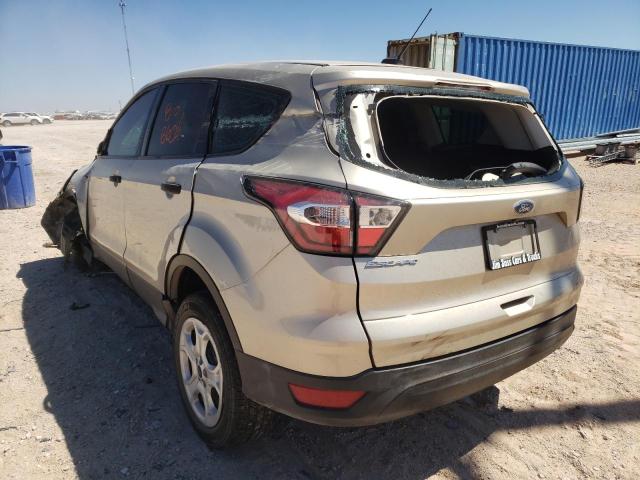 1FMCU0F78JUD04317 - 2018 FORD ESCAPE S BEIGE photo 3