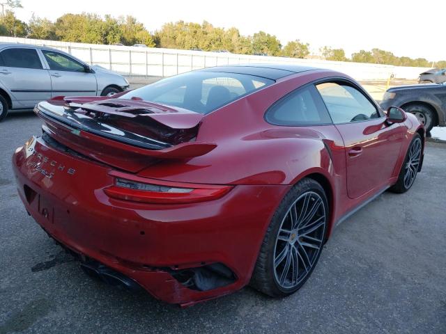 WP0AD2A99KS140704 - 2019 PORSCHE 911 TURBO RED photo 4