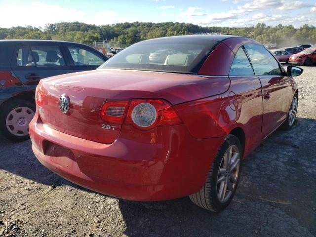 WVWFA71F09V022731 - 2009 VOLKSWAGEN EOS LUX Червоний фото 4