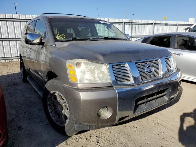 5N1BA08AX7N705447 - 2007 NISSAN ARMADA SE GRAY photo 1