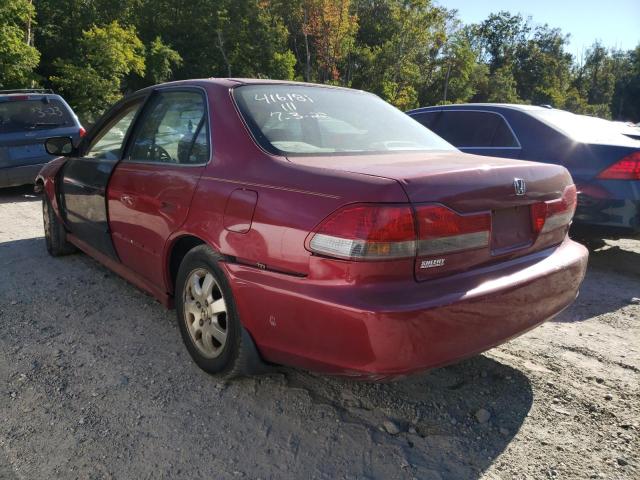 1HGCG56681A055729 - 2001 HONDA ACCORD EX RED photo 3