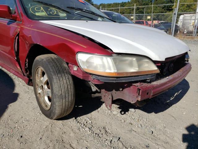 1HGCG56681A055729 - 2001 HONDA ACCORD EX RED photo 9