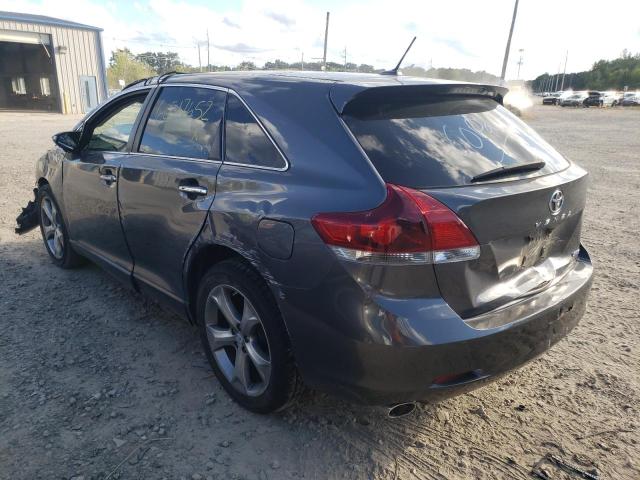 4T3BK3BB7DU087965 - 2013 TOYOTA VENZA LE CHARCOAL photo 3