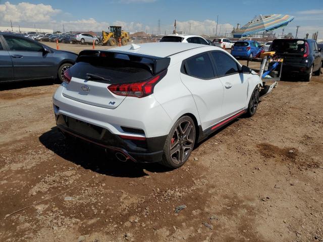 KMHT36AH3LU005939 - 2020 HYUNDAI VELOSTER N WHITE photo 4