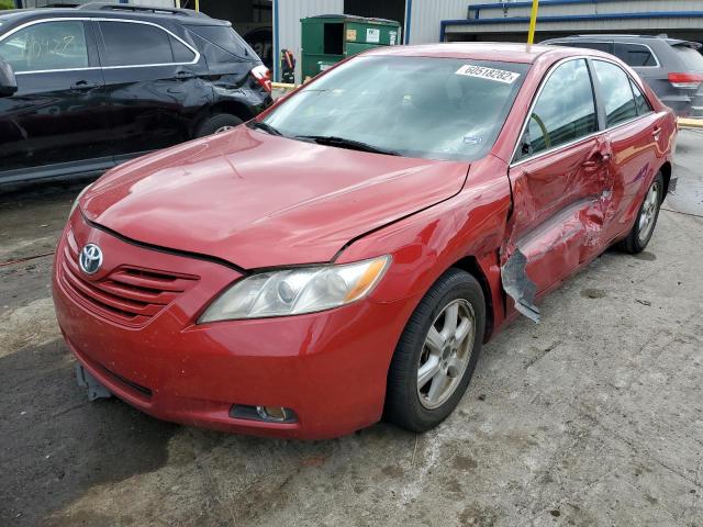 4T1BE46K67U109443 - 2007 TOYOTA CAMRY CE RED photo 2