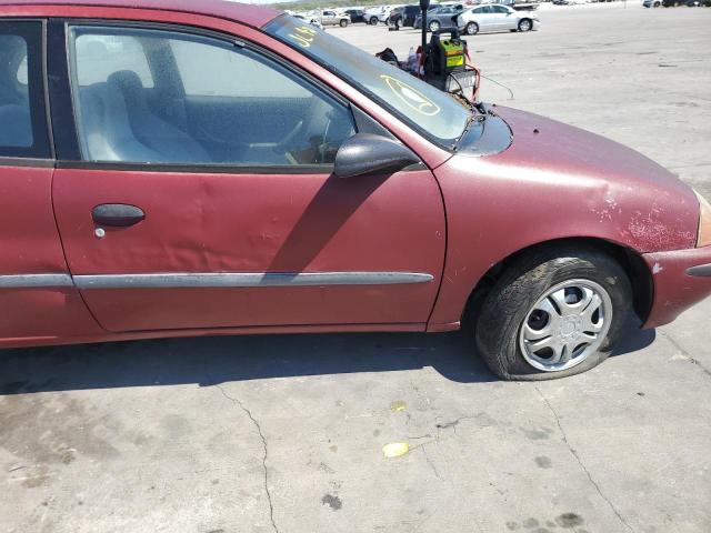 2C1MR2296T6753796 - 1996 GEO METRO BASE BURGUNDY photo 9