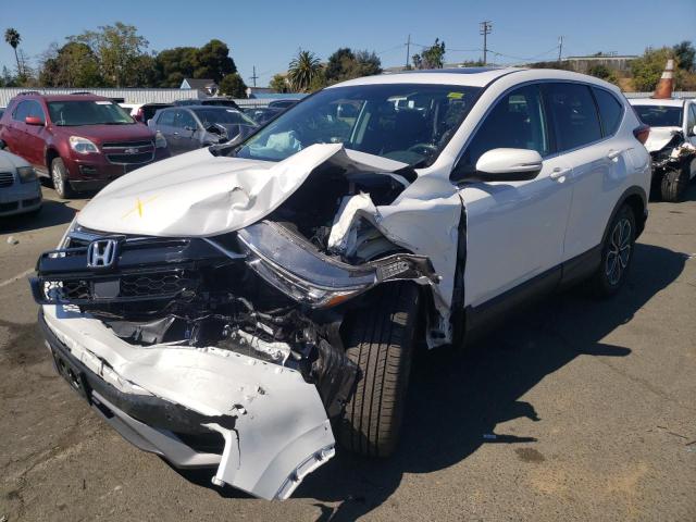 5J6RW1H83NA012659 - 2022 HONDA CR-V EXL WHITE photo 2