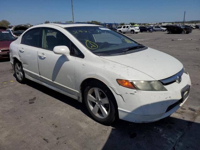 1HGFA16836L050944 - 2006 HONDA CIVIC EX WHITE photo 1