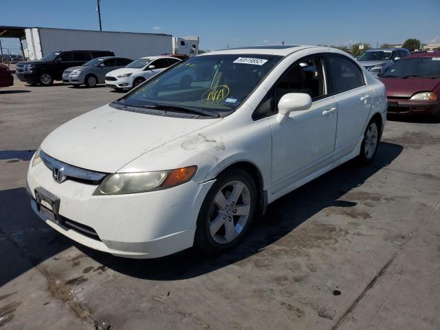 1HGFA16836L050944 - 2006 HONDA CIVIC EX WHITE photo 2