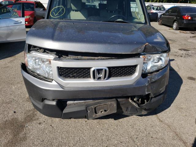 5J6YH2H78BL006021 - 2011 HONDA ELEMENT EX SILVER photo 9