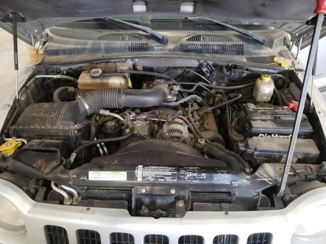 1J4GL48K24W194126 - 2004 JEEP LIBERTY SP SILVER photo 7