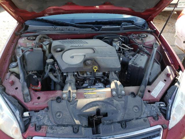 2G1WS551569311210 - 2006 CHEVROLET IMPALA POL RED photo 7