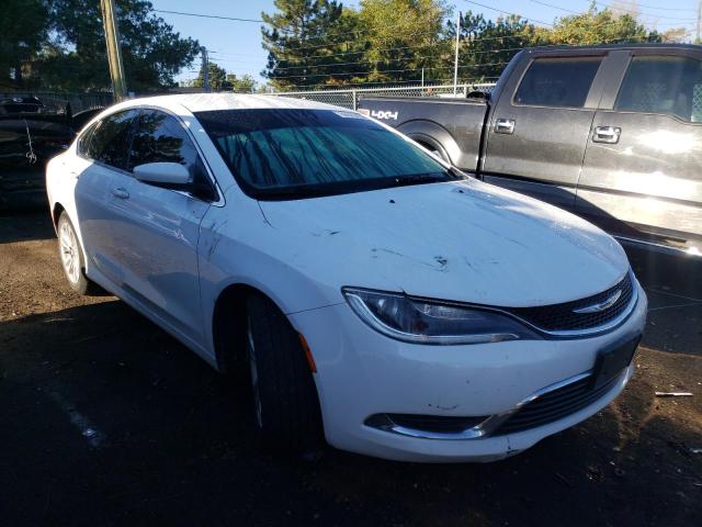 1C3CCCAB3FN738557 - 2015 CHRYSLER 200 LIMITE WHITE photo 1