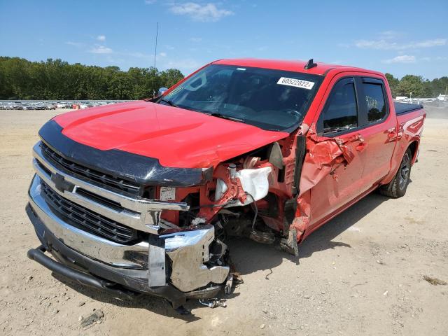 3GCPYDEK0LG306365 - 2020 CHEVROLET 1500 RED photo 2