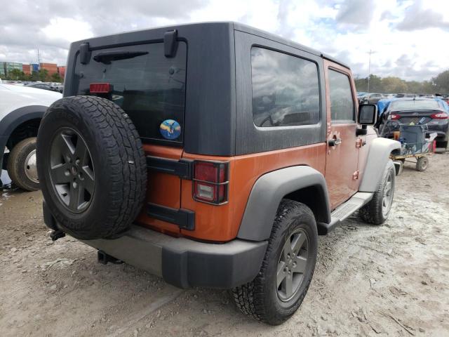 1J4AA2D10AL224010 - 2010 JEEP WRANGLER S ORANGE photo 4