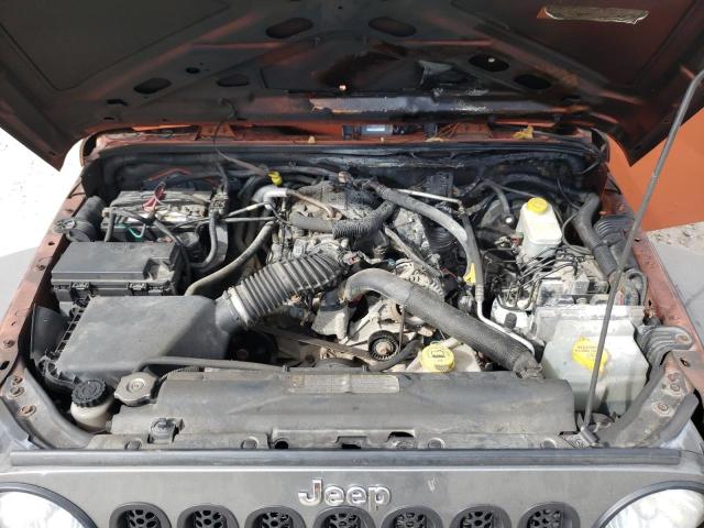 1J4AA2D10AL224010 - 2010 JEEP WRANGLER S ORANGE photo 7