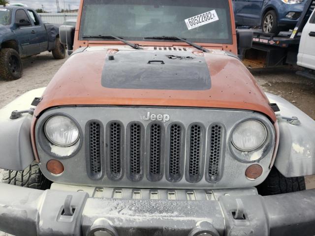 1J4AA2D10AL224010 - 2010 JEEP WRANGLER S ORANGE photo 9