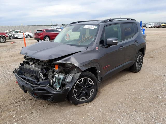 ZACCJBCB8HPF92224 - 2017 JEEP RENEGADE T GRAY photo 2